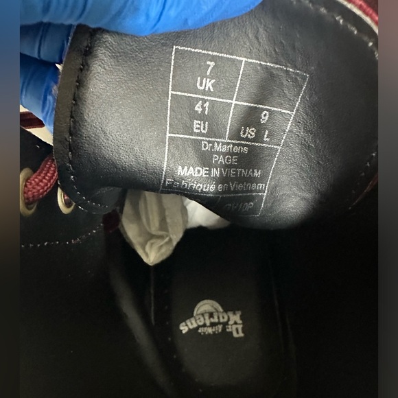 Dr. Martens 1460 Pascal Cherry ‘Page’ Limited Red Velvet Women’s🍒 - Picture 8 of 8